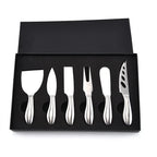 Cheese Knife Set | Stainless Steel & Acacia Handles | Set of 6