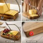 Cheese Slicer | Wire Cutter & Serving Board