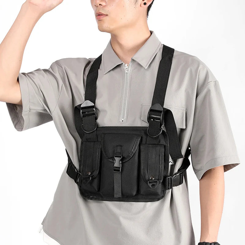 Chest Harness Bag | Multi-Pocket & Water-Resistant