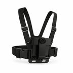 Chest Mount | Adjustable Anti-Slip Straps | For Smartphones & Action Cameras