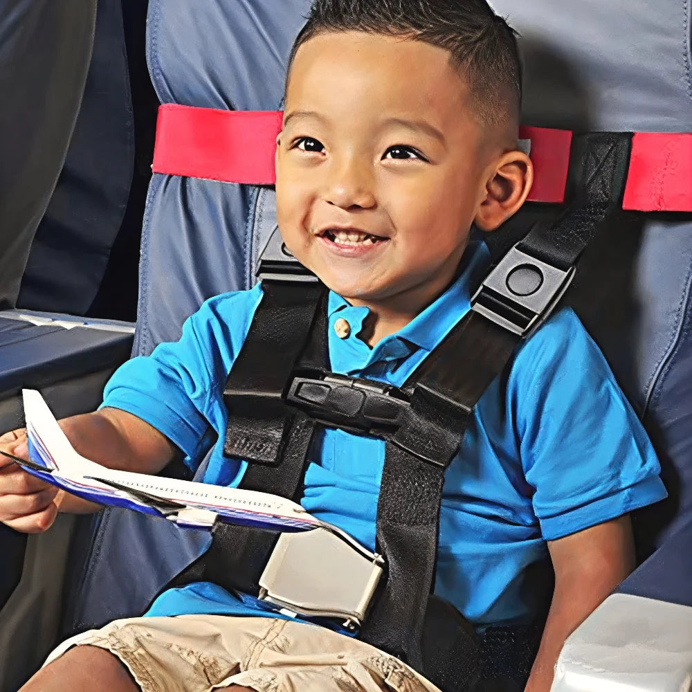 Child Airplane Safety Harness | Adjustable & Quick Install | For 22–44 lb (10–20 kg)