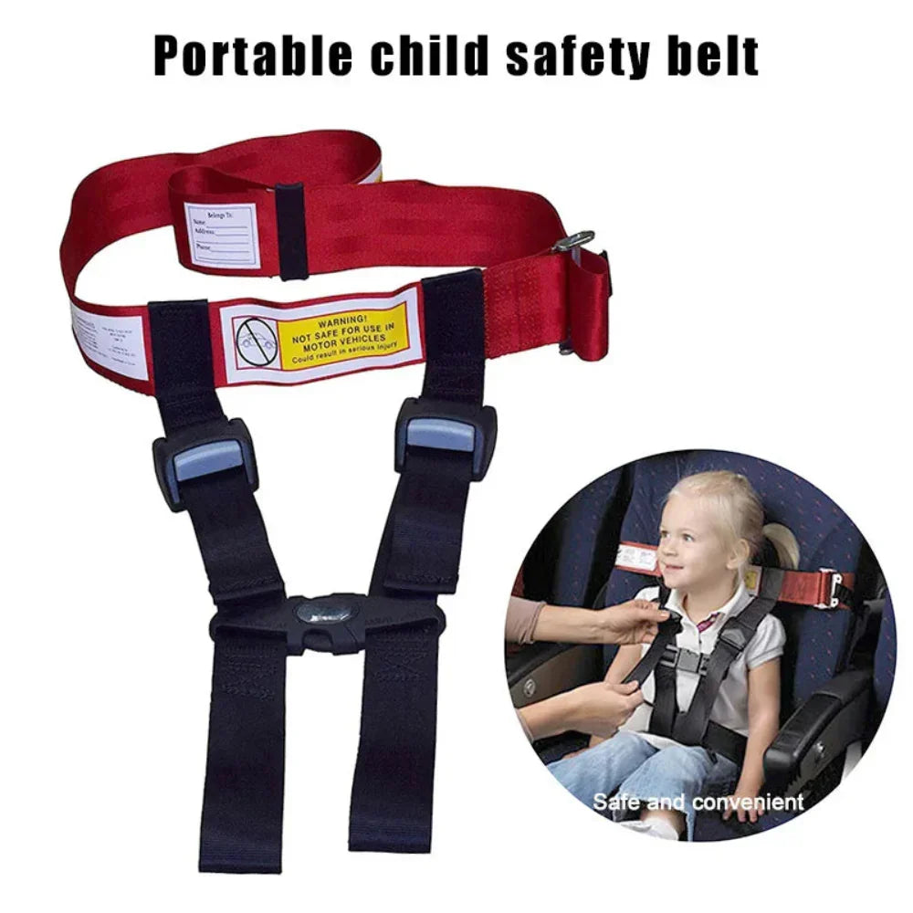 Child Airplane Safety Harness | Adjustable & Quick Install | For 22–44 lb (10–20 kg)
