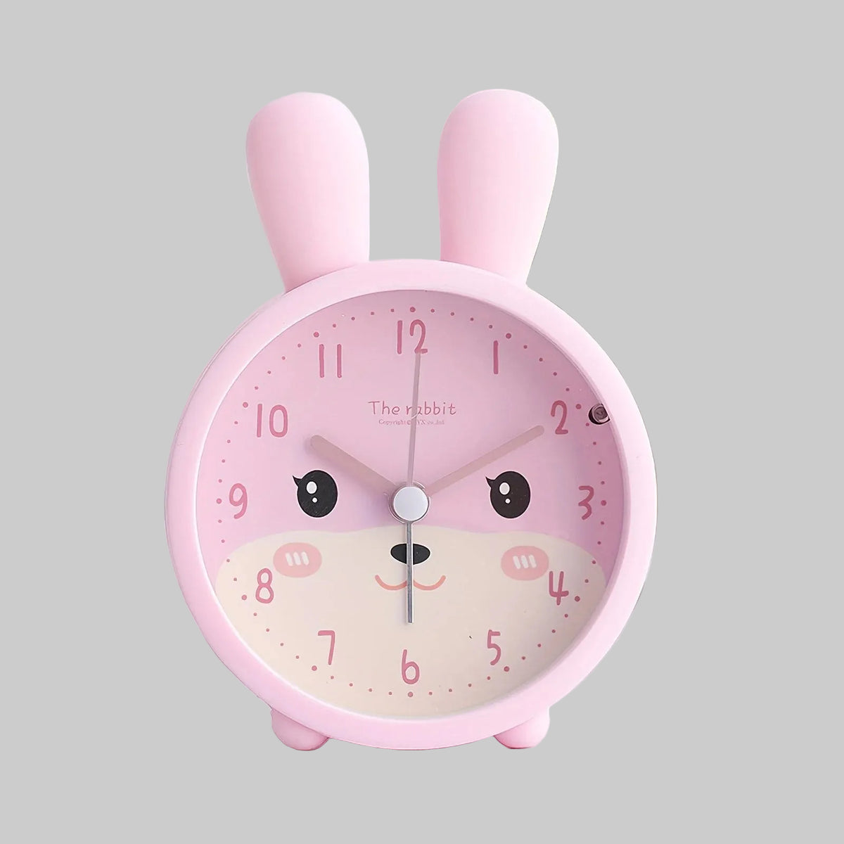 Children's Alarm Clock | Silent & Nightlight Bunny Design