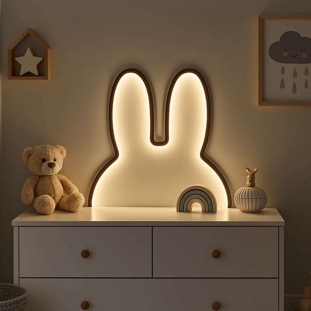 Children's Night Light | Bunny Ear Design & Soft LED