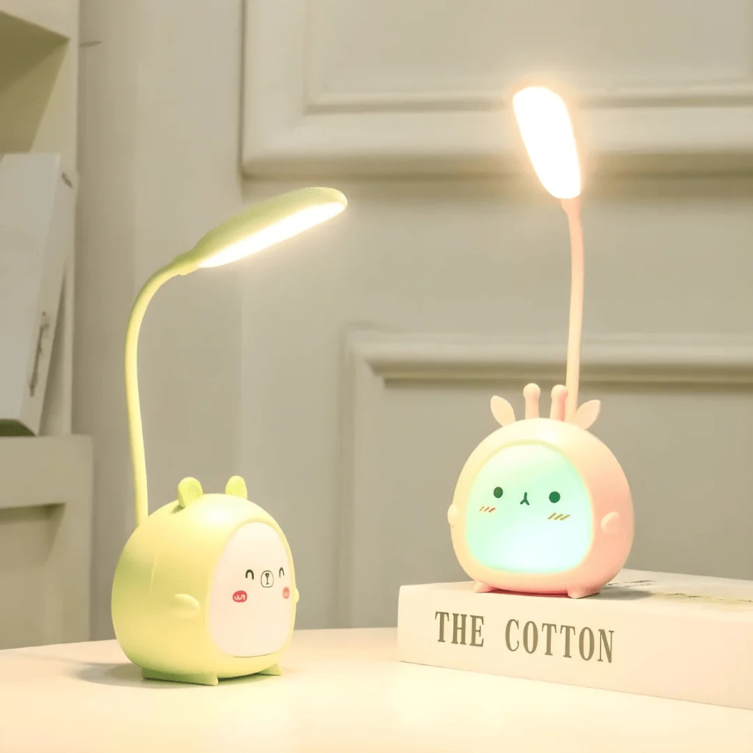 Children's Reading Lamp | Gentle LED & Flexible Neck | USB Rechargeable