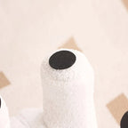 Children's Stool | Teddy Fleece & Solid Wood | Seat Height 27 cm