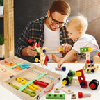 Children’s Toolbox Set | Portable Building Kit | 35-Piece Set