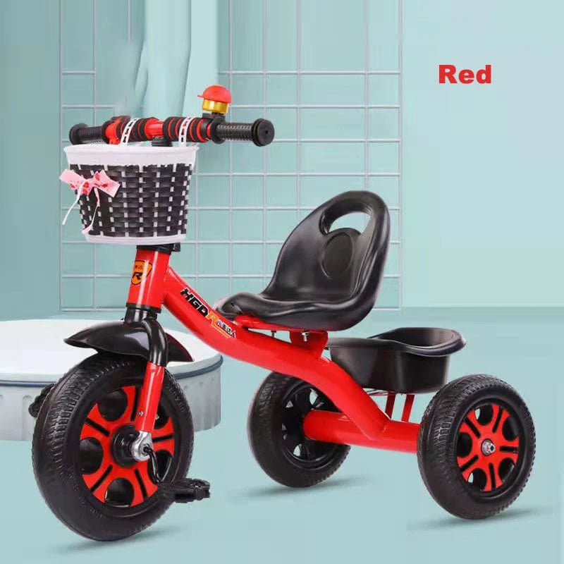 Children's Tricycle | Three-Wheel & Push Handle