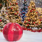 Christmas Baubles | Oversized Inflatable & Weather-Resistant | Set of 2