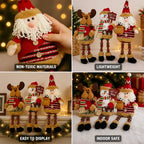 Christmas Figure Set | Non-Toxic Plush & Feather-Light | Set of 3