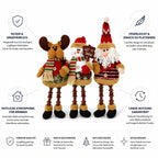 Christmas Figure Set | Non-Toxic Plush & Feather-Light | Set of 3