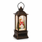 Christmas Lantern | Hand-Carved Resin & USB & Battery Operated | 60+ Hour Runtime