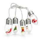 Christmas String Lights | Battery-Powered & Waterproof Acrylic | Indoor & Outdoor