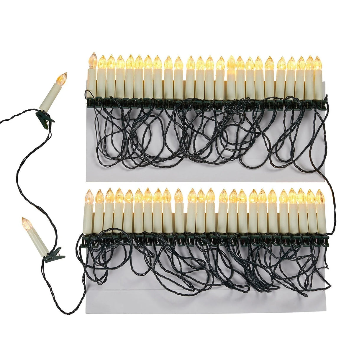 Christmas Tree Candles | Warm White LED & Clip-On | 14.7 m