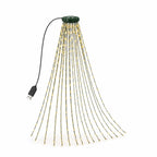 Christmas Tree Lights | Cascading Strands & USB Remote | 1.6 m Strands