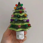 Christmas Tree Night Light | Colorful Glow & Cozy Ambiance | Set of 2