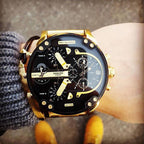 Chronograph Watch | Stainless Steel Case & Quartz Movement | 50 mm Dial