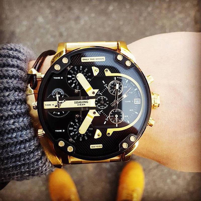 Chronograph Watch | Stainless Steel Case & Quartz Movement | 50 mm Dial