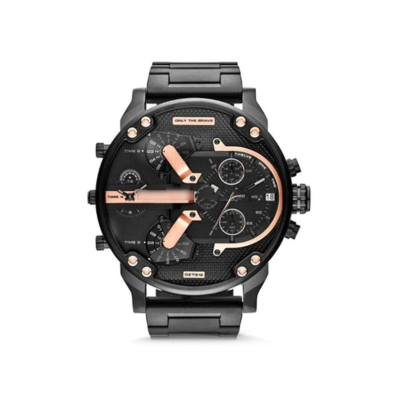 Chronograph Watch | Stainless Steel Case & Quartz Movement | 50 mm Dial