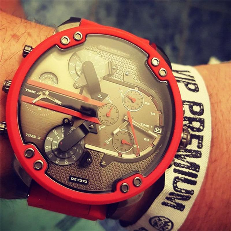 Chronograph Watch | Stainless Steel Case & Quartz Movement | 50 mm Dial