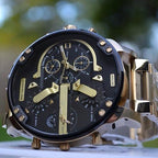 Chronograph Watch | Stainless Steel Case & Quartz Movement | 50 mm Dial