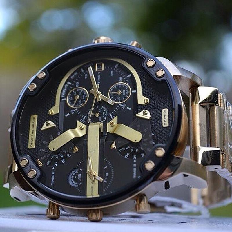 Chronograph Watch | Stainless Steel Case & Quartz Movement | 50 mm Dial