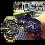Chronograph Watch | Stainless Steel Case & Quartz Movement | 50 mm Dial