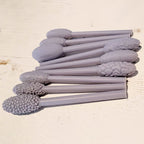 Clay Texturing Tool Set | Ergonomic Oval Handle & Durable Plastic | Set of 9