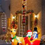 Climbing Santa Decoration | Animated & Weatherproof Warm White LEDs