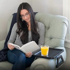 Clip-On Armrest Tray Table