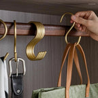 Clothes Hooks | Heavy-Duty Metal S-Shape | Set of 3