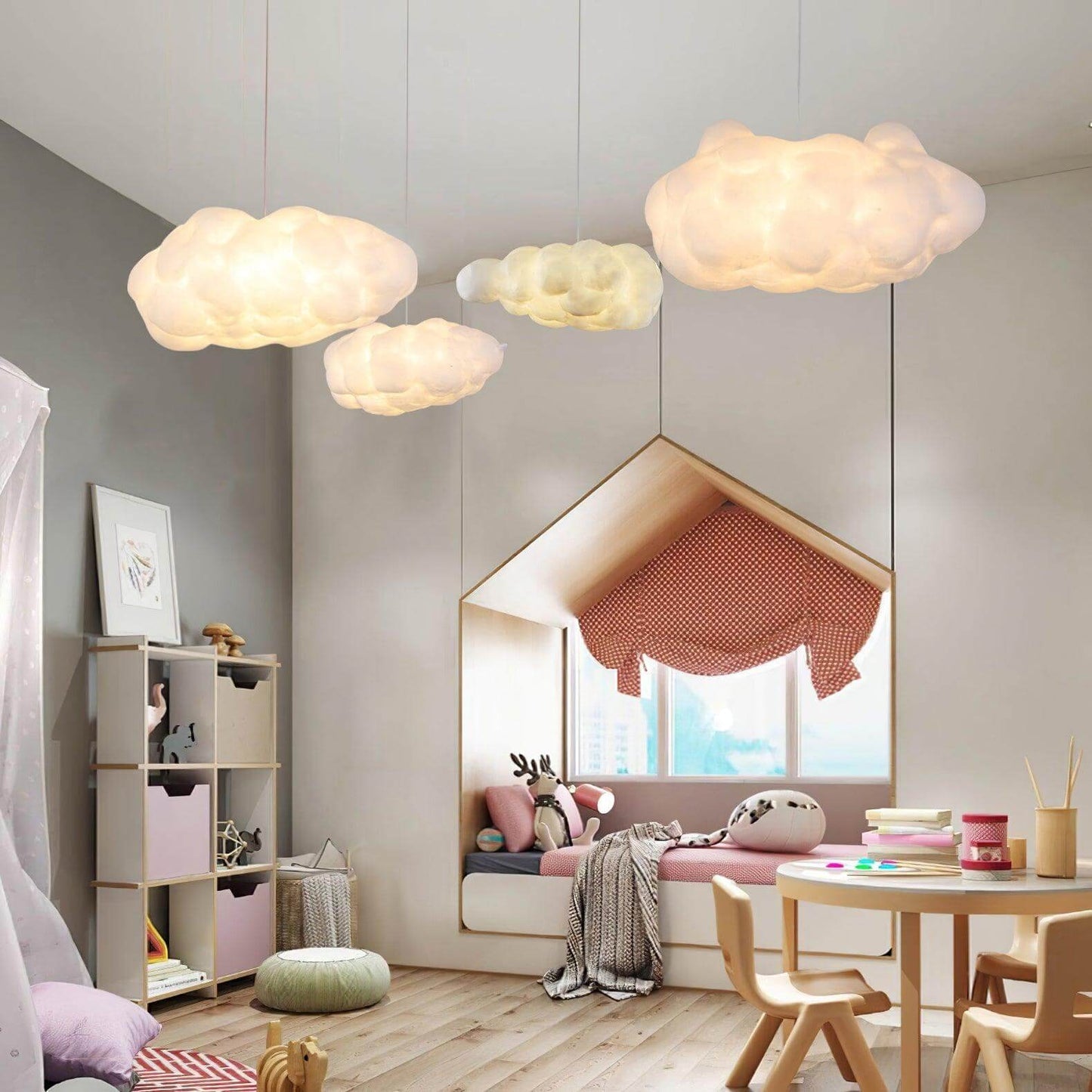Cloud-Shaped Pendant Lamp