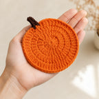 Coaster | Hand-Crocheted Pumpkin Shape