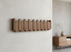 Coat Rack with Piano-Shaped Design