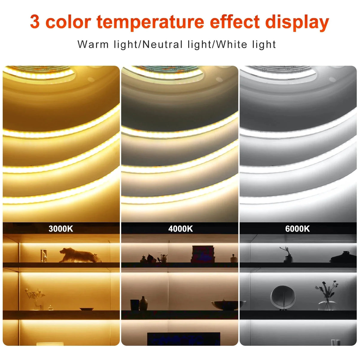 COB LED Light Strip | Uniform COB Lighting & Self-Adhesive