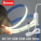COB LED Light Strip | Uniform COB Lighting & Self-Adhesive