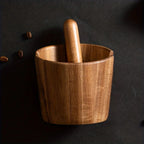 Coffee Knock Box with Built-In Knock Bar