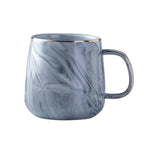 Coffee Mug | Marble Pattern & Gold Trim | 8 Oz