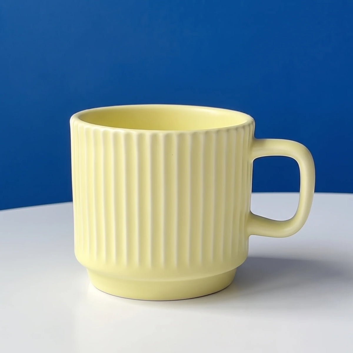 Coffee Mug | Ribbed Matte Ceramic | 260 ml
