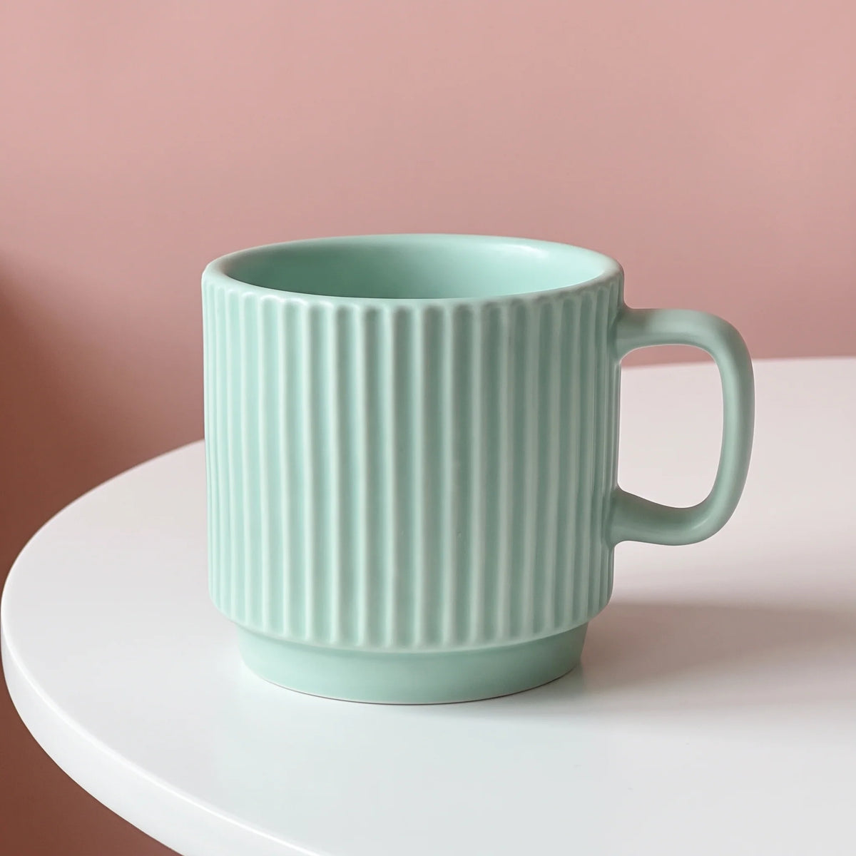 Coffee Mug | Ribbed Matte Ceramic | 260 ml