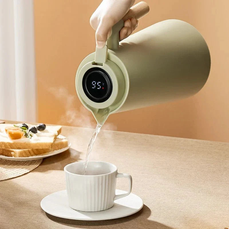 Coffee Pot | Digital Temperature Display & Insulated Body