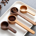 Coffee Spoon | Natural Beech Wood & Simple Design | Short & Long Handle Options
