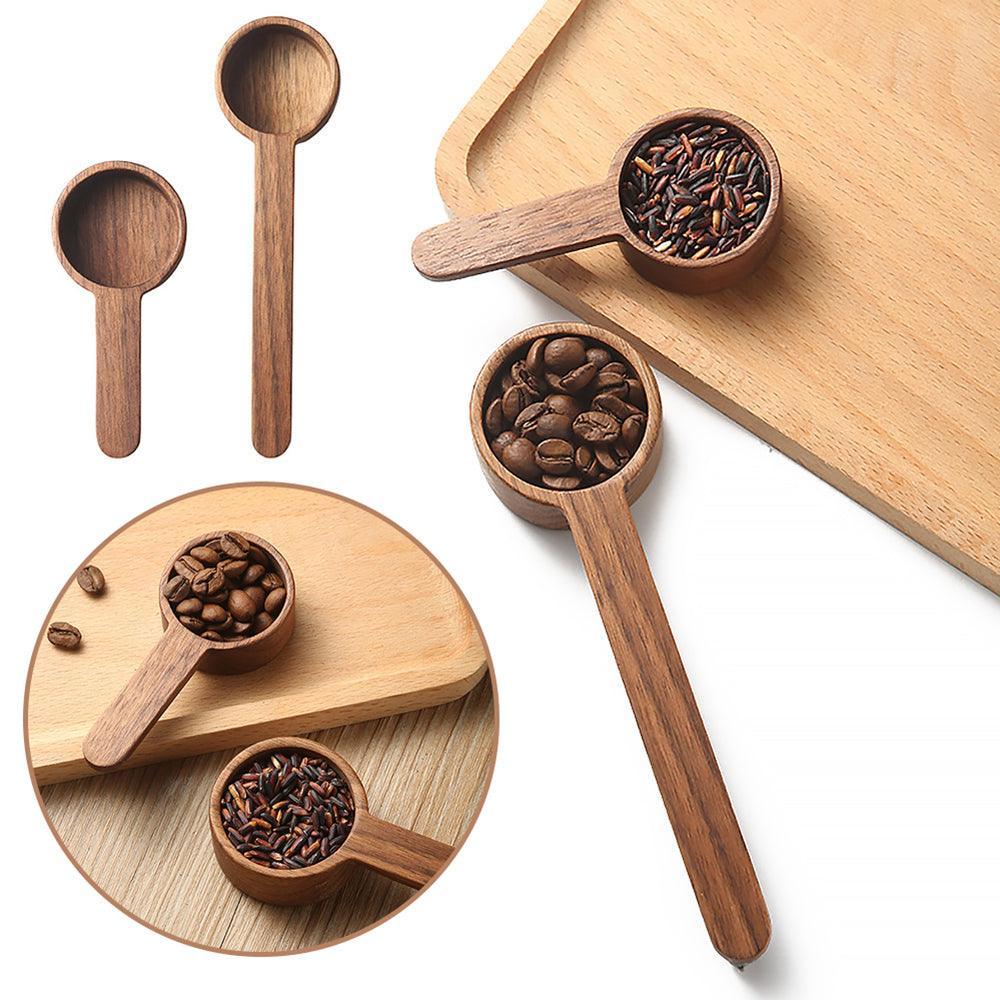 Coffee Spoon | Natural Beech Wood & Simple Design | Short & Long Handle Options