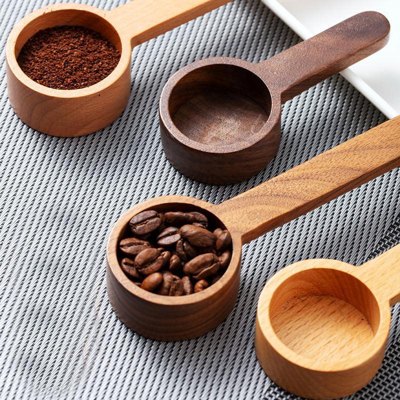 Coffee Spoon | Natural Beech Wood & Simple Design | Short & Long Handle Options