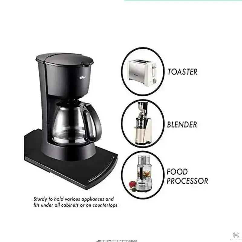 Coffee Station Tray | Rolling Under-Cabinet | Freestanding