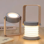 Collapsible Lantern | Dimmable LED & Bamboo Handle