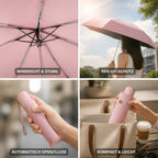 Compact Umbrella | Automatic One-Hand & 95% UV Protection