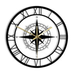 Compass-Dial Wall Clock