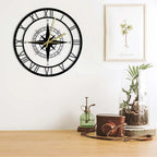 Compass-Dial Wall Clock