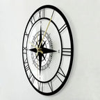 Compass-Dial Wall Clock